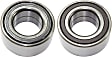 Front, Driver and Passenger Side Wheel Bearing, Set of 2