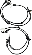 Front, Driver and Passenger Side ABS Speed Sensor Set of 2