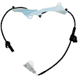 Rear, Driver and Passenger Side ABS Speed Sensors, Includes ABS Wheel Speed Sensor Wire Harness