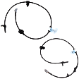 Front, Driver and Passenger Side ABS Speed Sensors