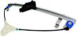 Front, Driver and Passenger Side Power Window Regulator, Without Motor