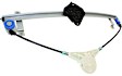 Front, Driver and Passenger Side Power Window Regulator, Without Motor