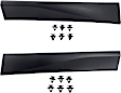 Rear, Driver and Passenger Side Door Molding and Beltlines, Textured Black