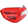 Driver and Passenger Side LED Tail Light, With bulb(s), OE Replacement