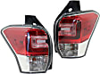 Driver and Passenger Side Halogen Tail Light, With bulb(s), OE Replacement