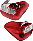 Driver and Passenger Side Halogen Tail Light, Without bulb(s), OE Replacement, CAPA Certified