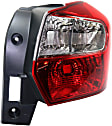Driver and Passenger Side Halogen Tail Light, Without bulb(s), OE Replacement, CAPA Certified