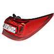 Driver and Passenger Side, Inner and Outer Tail Lights, without Bulb, Halogen, CAPA Certified