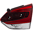 Passenger Side, Inner and Outer Halogen/LED Combo Tail Light, With bulb(s), OE Replacement