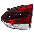 Driver and Passenger Side, Inner Tail Lights, with Bulbs, Halogen, Mounts on Liftgate, CAPA CERTIFIED