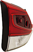 Driver Side, Inner And Outer Halogen/LED Combo Tail Light, With bulb(s), OE Replacement