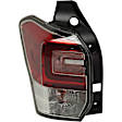 Driver and Passenger Side Halogen/LED Combo Tail Light, Without bulb(s), OE Replacement