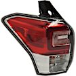 Driver and Passenger Side Halogen/LED Combo Tail Light, Without bulb(s), OE Replacement
