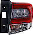 Driver and Passenger Side, Outer LED Tail Light, With bulb(s), OE Replacement, CAPA Certified