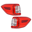 Driver and Passenger Side, Outer LED Tail Light, With bulb(s), OE Replacement