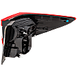 Driver and Passenger Side, Outer Halogen Tail Light, Without bulb(s), OE Replacement, Sedan, CAPA Certified