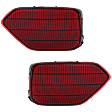 Rear, Driver and Passenger Side Bumper Reflector