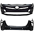 Front and Rear Primed Bumper Cover