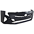 Front and Rear Primed Bumper Cover