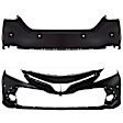 Front and Rear Primed Bumper Cover CAPA Certified