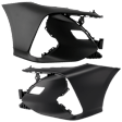 2017 Toyota Prius Prime Premium - Front, Driver and Passenger Side Primed Bumper Cover, For Models Without Parking Aid Sensor, CAPA Certified