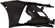 2017 Toyota Prius Prime Advanced - Front, Driver and Passenger Side Primed Bumper Cover, For Models With Parking Aid Sensor