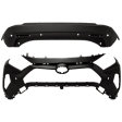 Front and Rear Front - Primed, Rear - Textured Bumper Cover 2.5L, 4Cyl