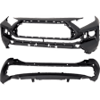 Front and Rear Front - Primed, Rear - Textured Bumper Cover 2.5L, 4Cyl