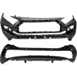 Front and Rear Front - Primed, Rear - Textured Bumper Cover 2.5L, 4Cyl