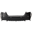 2023 Toyota Camry - Front and Rear Primed Bumper Cover, Front, Lower-For Models Without Parking Aid Sensor, Front, Upper-For Models With Parking Aid Sensor, CAPA Certified