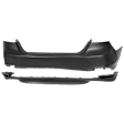 Front and Rear Front - Primed, Rear - Paint to Match Bumper Cover