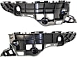 Front, Driver and Passenger Side Bumper Brackets, Bumper Stay