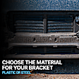 Front, Driver and Passenger Side Bumper Brackets