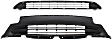Upper and Lower Bumper Grilles, Textured Black, For Models without Front View Camera, CAPA CERTIFIED
