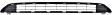 Upper and Lower Bumper Grilles, Textured Black, For Models without Front View Camera, CAPA CERTIFIED