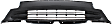 Upper and Lower Bumper Grilles, Textured Black, For Models without Front View Camera, CAPA CERTIFIED