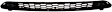 2016 Toyota RAV4 - Front, Upper and Lower Bumper Grille, Textured Gray, CAPA Certified