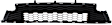 2016 Toyota RAV4 - Front, Upper and Lower Bumper Grille, Textured Gray, CAPA Certified