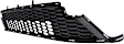 2016 Toyota RAV4 - Front, Upper and Lower Bumper Grille, Textured Gray, CAPA Certified