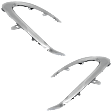 Front, Driver and Passenger Side Bumper Trims, Chrome, XLE Model, CAPA CERTIFIED