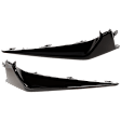 Front, Driver and Passenger Side, Lower Bumper Trim, Sedan