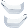 Front, Driver and Passenger Side Bumper Trims, CAPA CERTIFIED