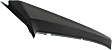 Front, Driver and Passenger Side, Upper Bumper Trim, Textured Black