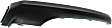 Front, Driver and Passenger Side, Outer Bumper Trim, Textured Black