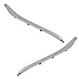 Driver and Passenger Side Grille Trim, Chrome