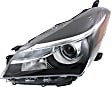 Driver and Passenger Side Headlights, without Bulbs, Halogen, Hatchback, Projector Type
