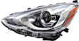 Driver and Passenger Side Halogen Headlight, With bulb(s), OE Replacement