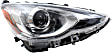 Driver and Passenger Side Halogen Headlight, With bulb(s), OE Replacement