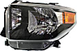 Driver and Passenger Side Halogen Headlight, With bulb(s), OE Replacement