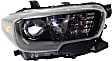 Driver and Passenger Side Headlights, with Bulbs, Halogen, For Models with LED Daytime Running Lights and LED Fog Lights, CAPA Certified